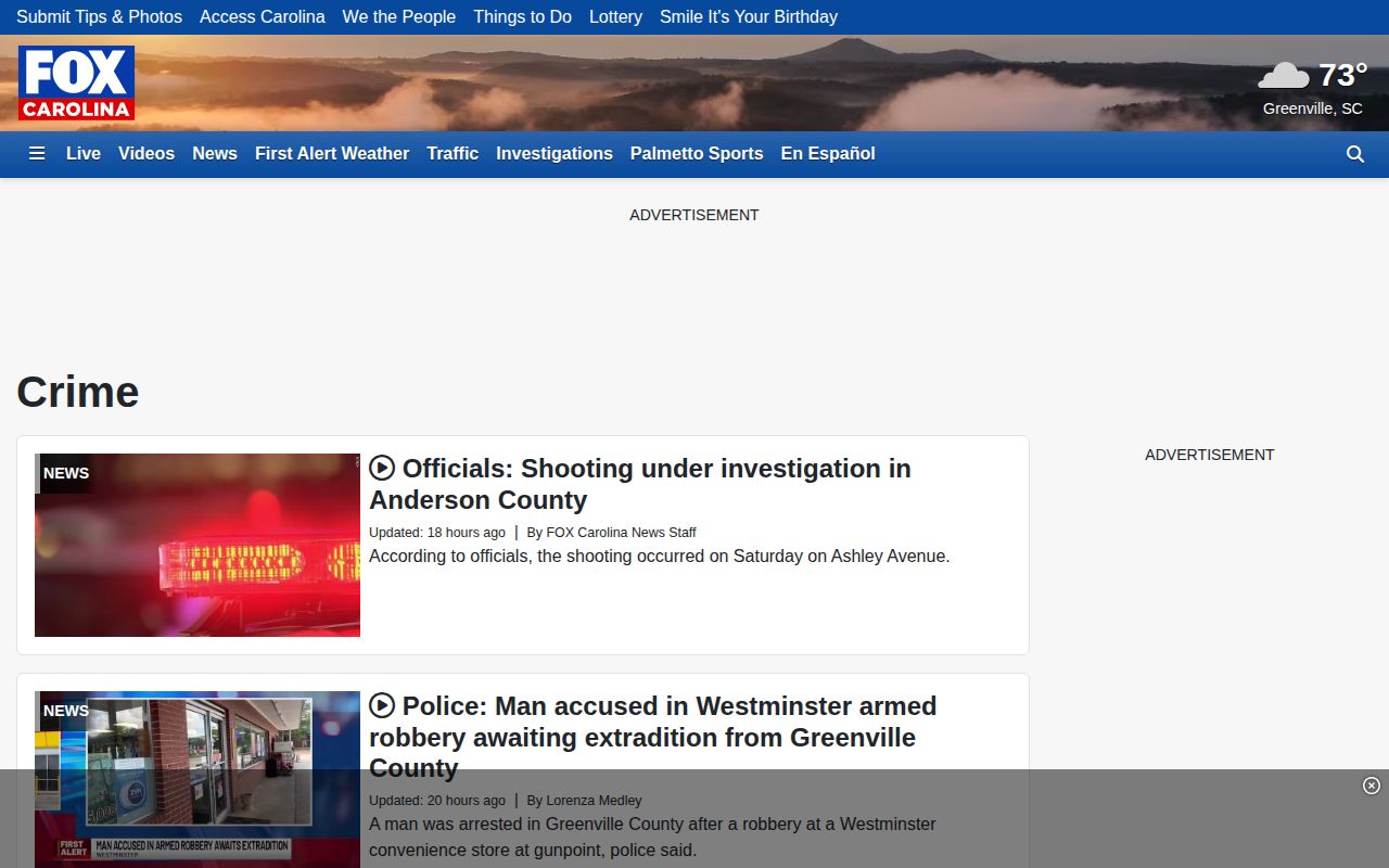 Greenwood County regional crime news source from FOX Carolina