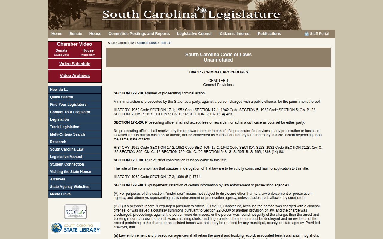South Carolina mugshot law for Greenwood County records